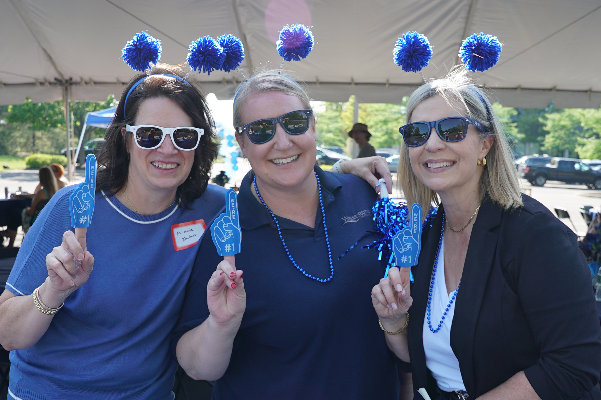 Waterstone Mortgage Home Office Operations leadership celebrate 25th anniversary in Brookfield, WI